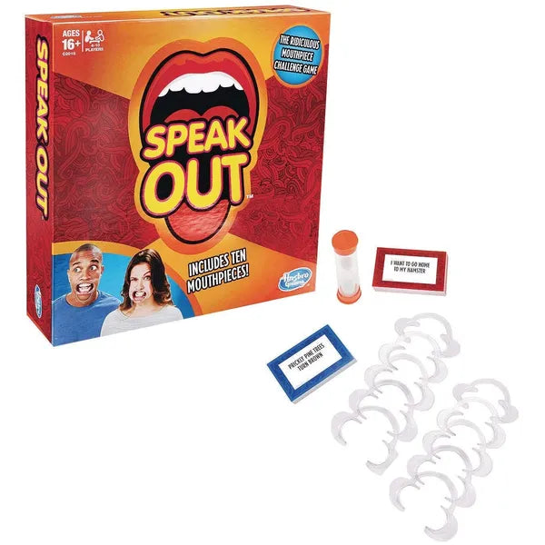 Hasbro Adult Gaming Speak Out Game For 4 To 5 Players (Multicolor, Ages 16 And Up)
