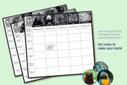 Chalk and Chuckles Claim and Save Strategy Game, Learn About Wildlife Animals, Endangered Species Ages 6 to 10 Boys and Girls