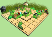 Chalk and Chuckles Claim and Save Strategy Game, Learn About Wildlife Animals, Endangered Species Ages 6 to 10 Boys and Girls