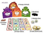 Chalk & Chuckles Hungry Four Memory Game, Learning & Educational Toy, Preschool Activity Kit, Gifts for Kids, Boys & Girls, Ages 3, 4, 5, 6, 7 Years, Perfect for Home, School, Playdates