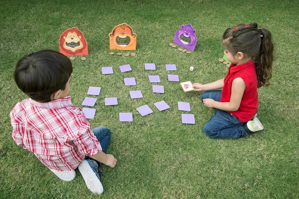Chalk & Chuckles Hungry Four Memory Game, Learning & Educational Toy, Preschool Activity Kit, Gifts for Kids, Boys & Girls, Ages 3, 4, 5, 6, 7 Years, Perfect for Home, School, Playdates