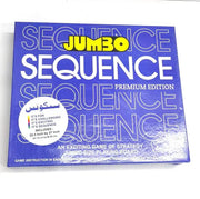 Jumbo Sequence Board Game, Strategic Board Game for Kids and Adults, Family Board Games & Cards with Different strategies with Different mindsets (J18)