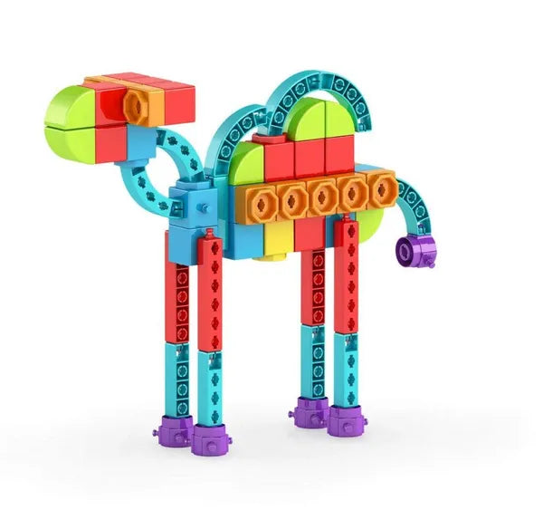 Engino Qboidz 8 In 1 Mm Alien Robot For Kids, Multicolor, Pack Of 1 Piece QB08C