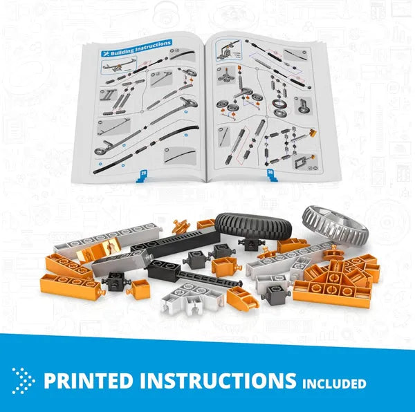 Engino Discovering Stem Structures Buildings and Bridges Building Kit, Multi Color