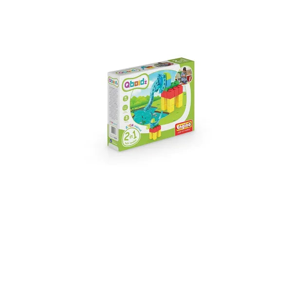 Engino Qboidz 2 In 1 Mm Elephant,Construction Skills, Multicolor Pack of 1 Piece QB02D