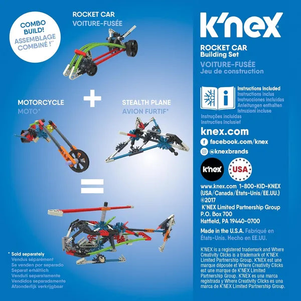 K'Nex Imagine Rocket Car Building Set