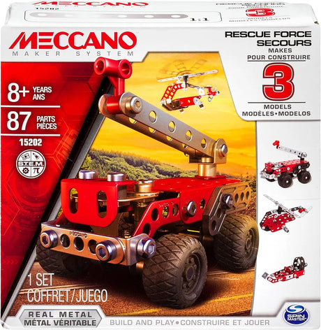 Meccano Multimodels Rescue Squad 3 Model Set Building Sets
