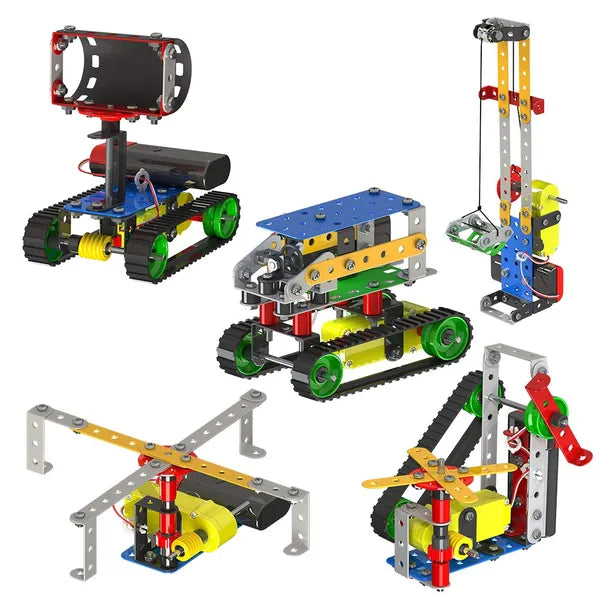 Mechanix Robotix 3 Motorized STEAM Educational Toy, Building and Construction Set for Boys and Girls Age 7+ Years