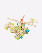 Fitting Combinations Wooden Blocks to enhance creativity for kids 73 Pcs Multicolor