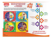 Funskool Play & Learn Every Day Time,Educational, 104 Pieces, Puzzle, for 6 Year Old Kids and Above,Toy