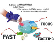 Chalk and Chuckles Beware of The Shark Board Game for Kids 4-8 Years Fun and Fast Games for Family and Boys Girls Age 5 Yrs and Up
