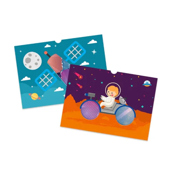 DIY Paper Collage Craft Paper Space Best Birthday Gift for Kids