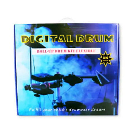 Electronic Drum Pad for Kids, 9 Pads Roll Up Beginner Portable Electric Drum Set with Dual Speaker MINI Foot Pedals Drum Sticks | Great Holiday Birthday Gift for Kids