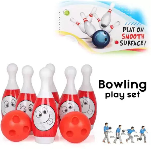 Bowling Game for Kids Toy with 10 Big Pin and 2 Big Ball Indoor and Outdoor Fun Activity Toy Game for Kids Fun Learning Toy Game Early Development Activity Bowling Toys