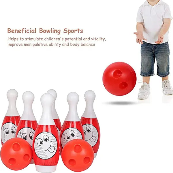 Bowling Game for Kids Toy with 10 Big Pin and 2 Big Ball Indoor and Outdoor Fun Activity Toy Game for Kids Fun Learning Toy Game Early Development Activity Bowling Toys