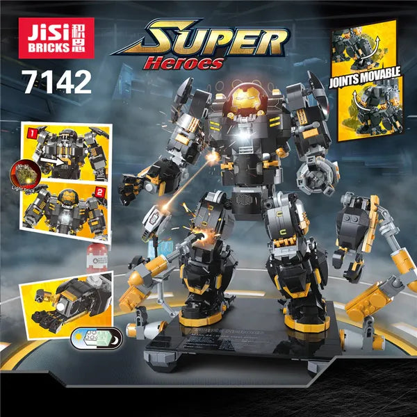 JISI 7142 Black Hulk Buster Creator Best Birthday Gift for Kids