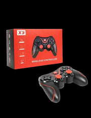 X3 Game Controller Wireless Joystick Android Gamepad | Gaming Remote Control for PC , Phone , Tablet | Wireless Controller Support for Android Smart Phone Smart Box TV & PC X3 Bluetooth Wireless (Not Supporting iOS)