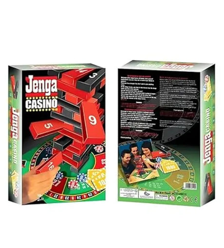Casino Game Zenga Board Game Family Board Game Board Game for Adults and Family and Kids Ages 8+ for 2 to 5 Players Board Game Building Blocks Puzzle