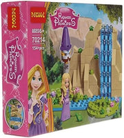 Jisi 70214 Rapunzel Princess Fairytale Castle Building Blocks 154pcs
