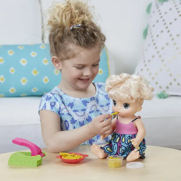 Baby Alive Super Snacks Snackin' Noodles Baby, For Kids Ages 3 years old and Up
