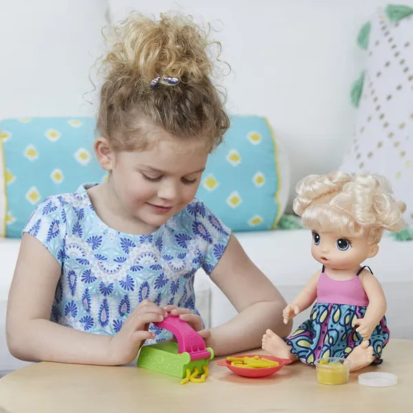Baby Alive Super Snacks Snackin' Noodles Baby, For Kids Ages 3 years old and Up
