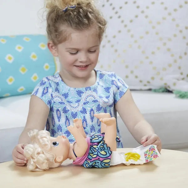 Baby Alive Super Snacks Snackin' Noodles Baby, For Kids Ages 3 years old and Up