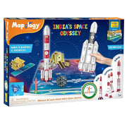 Imagimake Mapology Isro India'S Space Odyssey Rocket & Satellite Model Making 1 Piece Sets Astronaut & Space Toys; Educational Blocks Toy Puzzle 7+ Years Kids|3D Puzzle Building Set