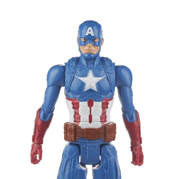 Avengers Marvel Titan Hero Series Collectible 12 Inch Captain America Action Figure, Toy for Ages 4 and Up