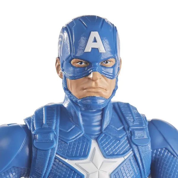 Avengers Marvel Titan Hero Series Collectible 12 Inch Captain America Action Figure, Toy for Ages 4 and Up