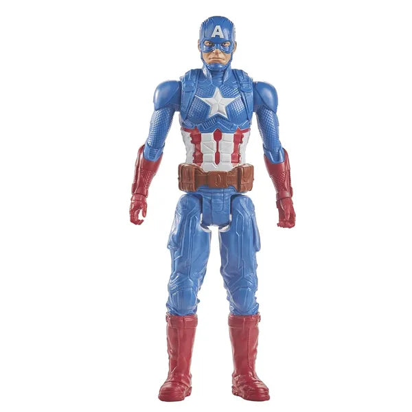 Avengers Marvel Titan Hero Series Collectible 12 Inch Captain America Action Figure, Toy for Ages 4 and Up