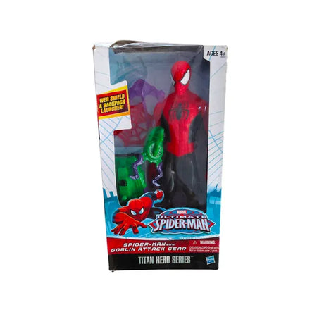 Marvel Ultimate Spider man Titan Heroes Series Spider man with Goblin Attack Gear