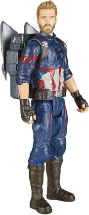 Marvel Infinity War Titan Hero Series Captain America Action Figure With Titan Hero Power Fx Port, Ages 4 And Up