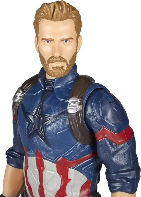 Marvel Infinity War Titan Hero Series Captain America Action Figure With Titan Hero Power Fx Port, Ages 4 And Up