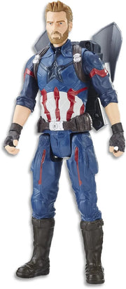 Marvel Infinity War Titan Hero Series Captain America Action Figure With Titan Hero Power Fx Port, Ages 4 And Up