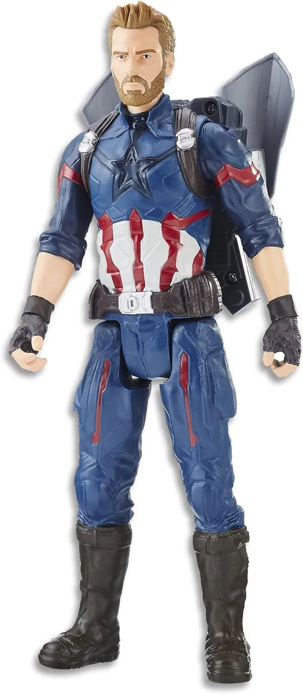 Marvel Infinity War Titan Hero Series Captain America Action Figure With Titan Hero Power Fx Port, Ages 4 And Up