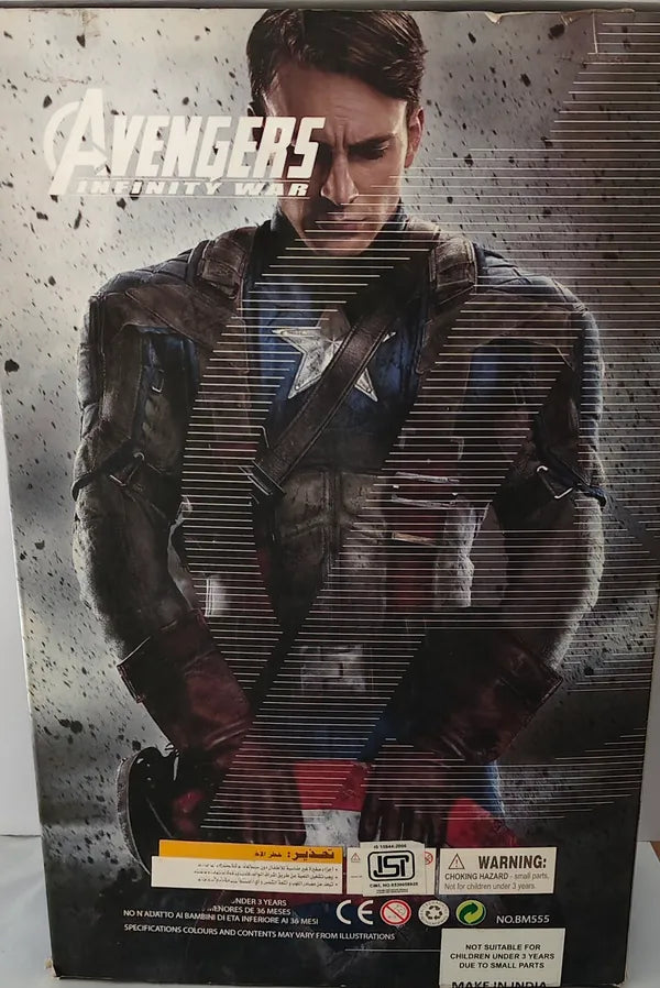 Superhero Action Figure Toys 15inch Kids Toys Hollywood Characters Set Captain America