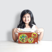 TOYKRAFTT Madhubani Sand Art Kit for Kids, Indian Art and Craft Kit for Girls & Boys 6 to 8 Years, Traditional Painting Activity Ideal Birthday Return Gift for Kids