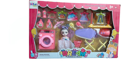 Dream Fashion For Kids Ultimate Kit For Girls Easy To Clean Use Portable 20 Piece Set 3 Years