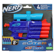 Nerf Elite 2 0 Prospect Qs-4 Blaster Wild Edition Color Design 8 Nerf Elite Darts 4-Dart Blasting Targeting Scope Pull Back Priming Multicolor