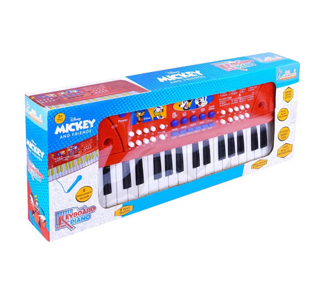 Kriiddaank Mickey Keyboard Piano-500 Portable Battery Operated Learning Development Toy for Toddlers Fun Educational Toy for Kids Safe Engaging Interactive Play Fun Toy Best Gift for Boys and Girls Best Gify for Birthday Special Occasions Multicolour