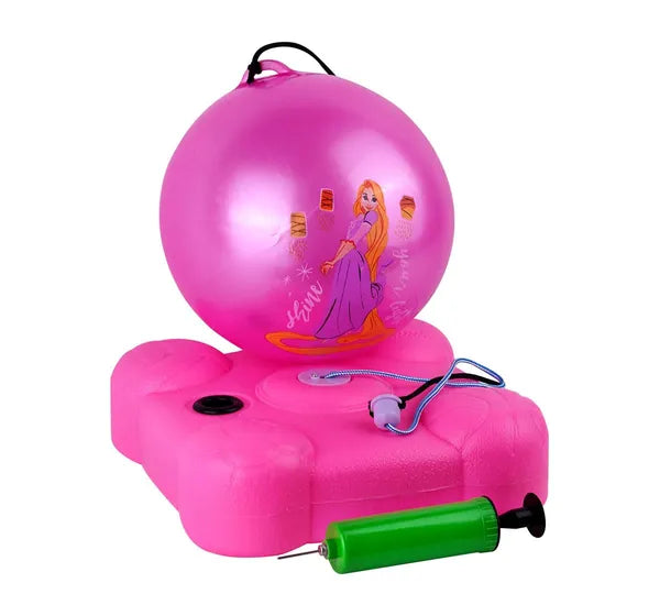 Princess Reflex Soccer Ball Solo Training Kit for Girls Indoor & Outdoor Football Game with Recoil Action Return Skill Building Sports Toy| Birthday Gift for Kids Age 3+ (Pink)