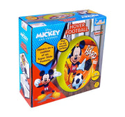 Kriiddaank Mickey Hover Football LED Light Up Air Power Soccer Ball for Kids Safe Indoor Game with Soft Foam Bumper Interactive Sport Toy for Boys & Girls Ages 3+