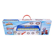 Kriiddaank Spiderman Keyboard Piano for Kids 37 Keys Musical Toy with Microphone, 8 Rhythms, 8 Tones, USB & Battery Powered, Learning & Educational Instrument Gift for Boys and Girls Ages 3+