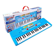 Kriiddaank Spiderman Keyboard Piano for Kids 37 Keys Musical Toy with Microphone, 8 Rhythms, 8 Tones, USB & Battery Powered, Learning & Educational Instrument Gift for Boys and Girls Ages 3+