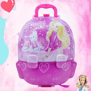 Kriiddaank Barbie 2-in-1 Backpack Doctor Kit for Kids | Pretend Play Medical Set with Light & Sound Effects | Educational Toy for Boys & Girls Age 3+ (Pink)