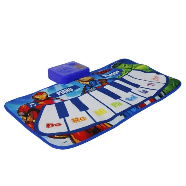 Kriiddaank Avengers Theme Piano Mat Touch Sensitive Electronic Keyboard Music Play Mat for Kids | 8 Piano Keys & 3 Function Keys|Educational Dance & Play Musical Toy for Boys & Girls 3+ Years