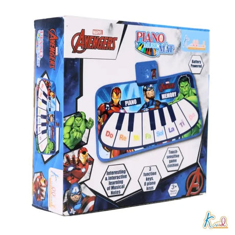 Kriiddaank Avengers Theme Piano Mat Touch Sensitive Electronic Keyboard Music Play Mat for Kids | 8 Piano Keys & 3 Function Keys|Educational Dance & Play Musical Toy for Boys & Girls 3+ Years