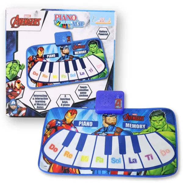 Kriiddaank Avengers Theme Piano Mat Touch Sensitive Electronic Keyboard Music Play Mat for Kids | 8 Piano Keys & 3 Function Keys|Educational Dance & Play Musical Toy for Boys & Girls 3+ Years