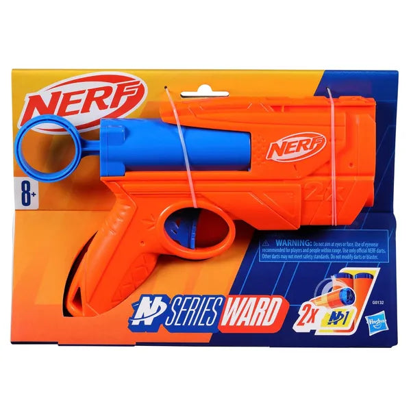 Nerf N Series Duo Pack, Includes 2 Ward Blasters, 12 Nerf N1 Darts Compatible Only with Nerf N Series Blasters, Kids Outdoor Games, Ages 8+