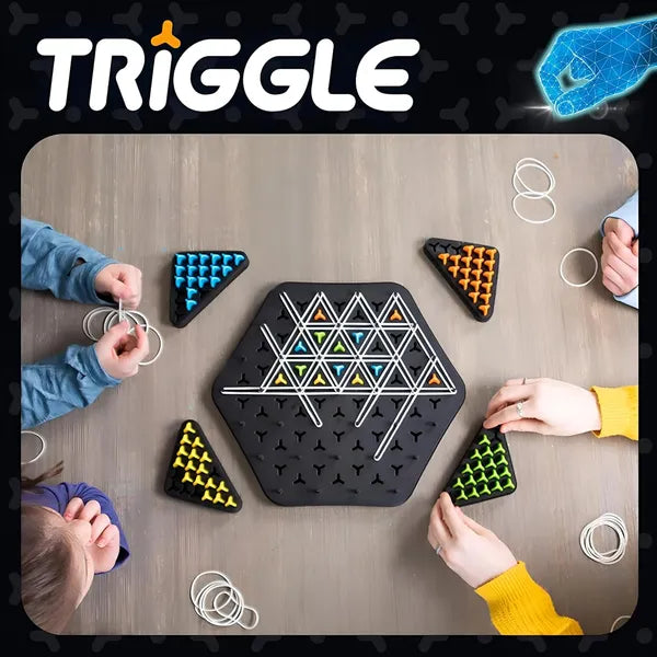 Puzzle Geometry Chess Board Game, Multiplayer Strategy Game for Ages 6+, Educational Spatial Learning with Coloured Game Pieces